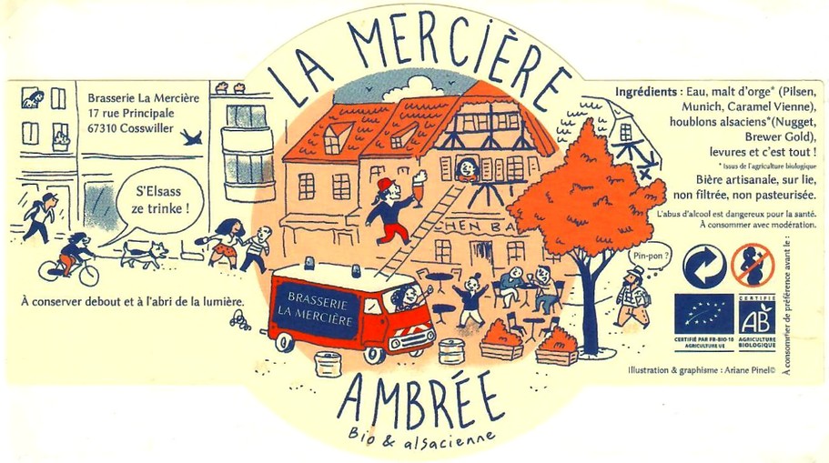 etiquette BRASSERIE LA MERCIERE 20