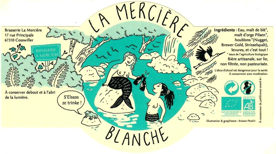 etiquette BRASSERIE LA MERCIERE 21