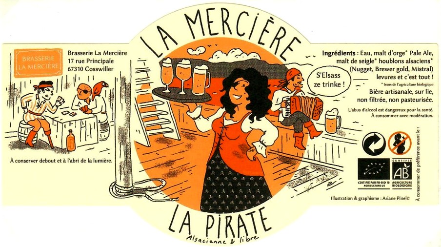 etiquette BRASSERIE LA MERCIERE 24