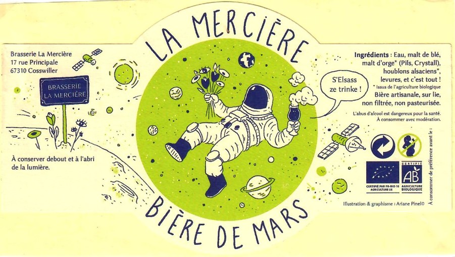 etiquette BRASSERIE LA MERCIERE 28