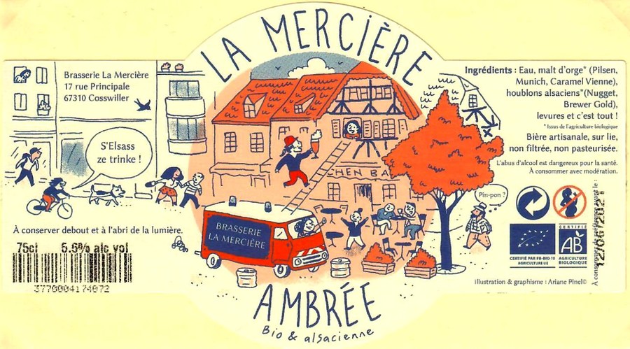 etiquette BRASSERIE LA MERCIERE 31