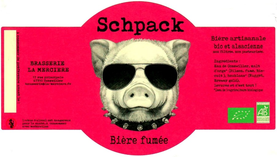 etiquette BRASSERIE LA MERCIERE 32