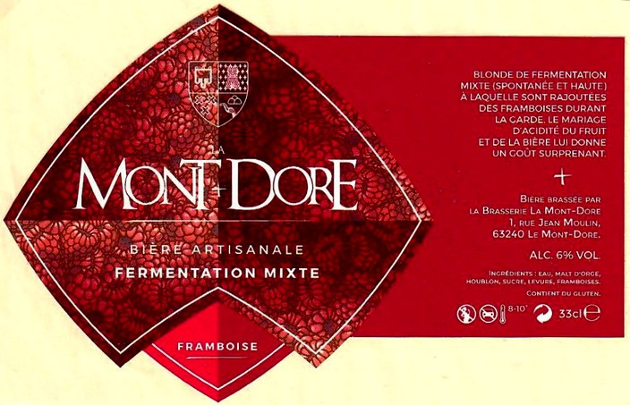 etiquette BRASSERIE LA MONT DORE 06