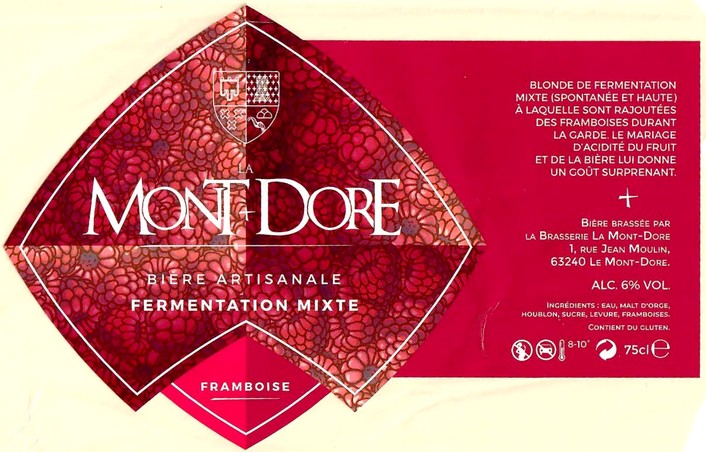 Etiquette BRASSERIE LA MONT DORE 09