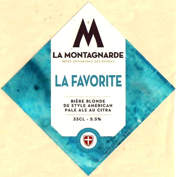 Etiquette BRASSERIE LA MONTAGNARDE 06
