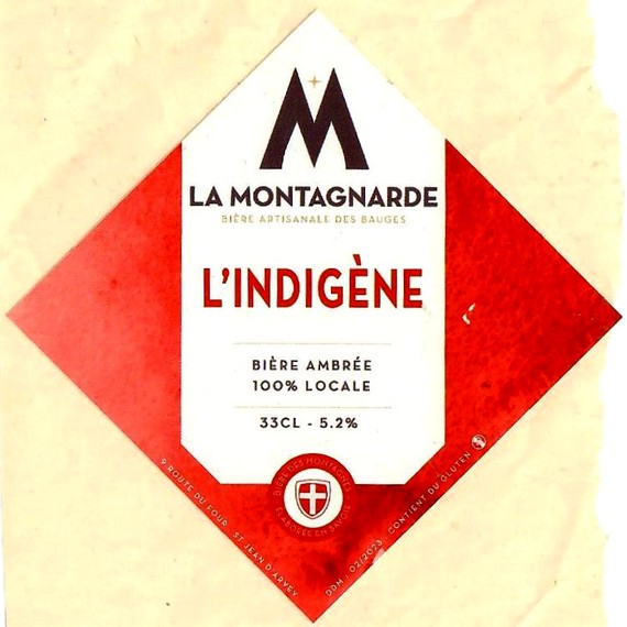 Etiquette BRASSERIE LA MONTAGNARDE 07