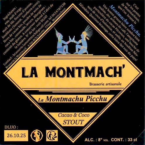 Etiquette BRASSERIE LA MONTMACH' 11