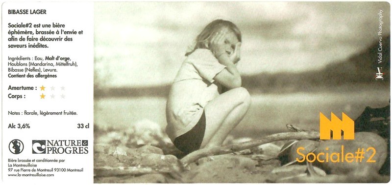 Etiquette BRASSERIE LA MONTREUILLOISE 19