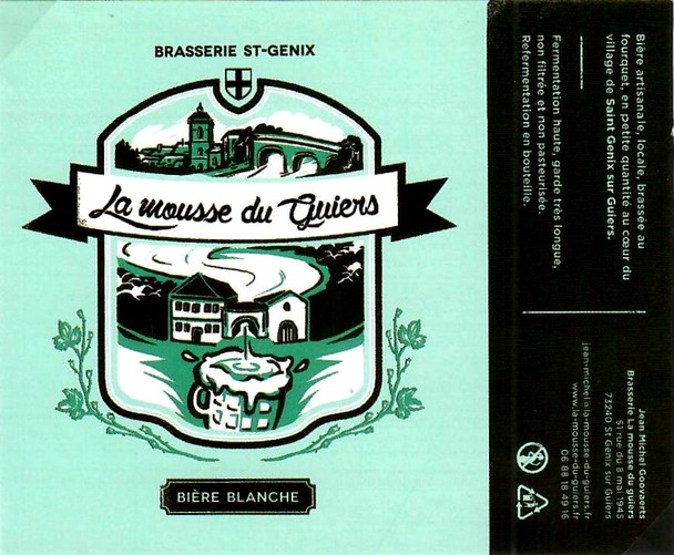 Etiquette BRASSERIE LA MOUSSE DU GUIERS 03
