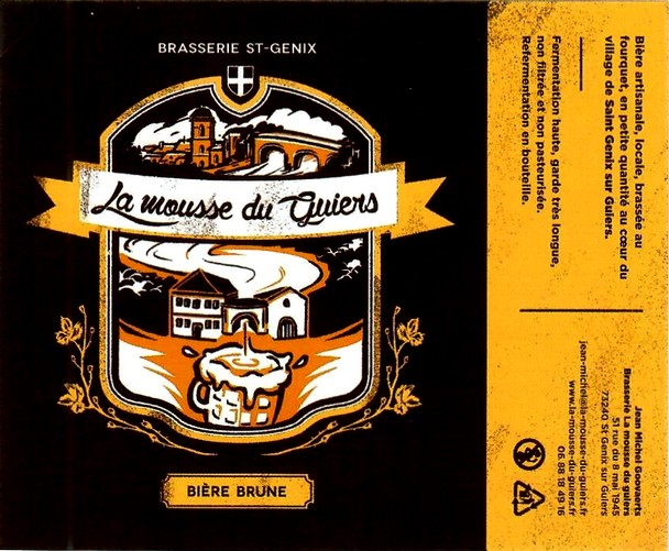 Etiquette BRASSERIE LA MOUSSE DU GUIERS 04