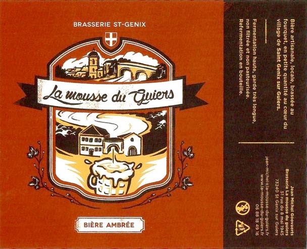 Etiquette BRASSERIE LA MOUSSE DU GUIERS 05