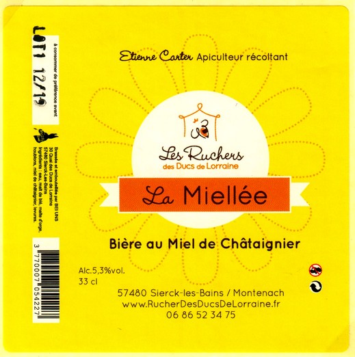 etiquette BRASSERIE LA MOZELANE 08