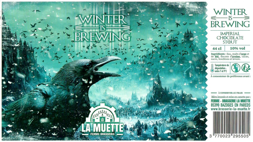 Etiquette BRASSERIE LA MUETTE 08