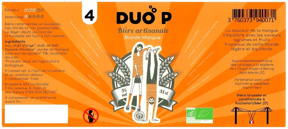 Etiquette BRASSERIE LA NACELLE 03