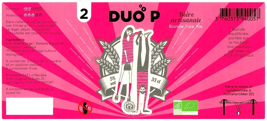 Etiquette BRASSERIE LA NACELLE 04