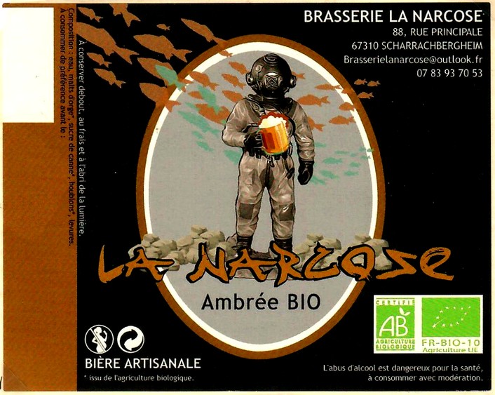 etiquette BRASSERIE LA NARCOSE 02