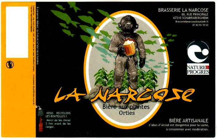 etiquette BRASSERIE LA NARCOSE 04