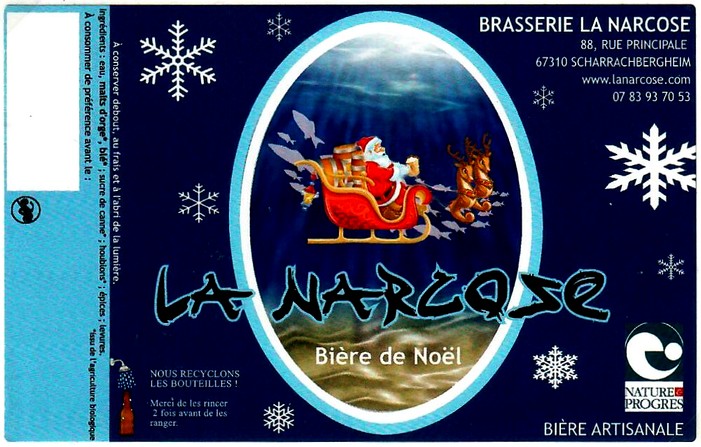 etiquette BRASSERIE LA NARCOSE 05