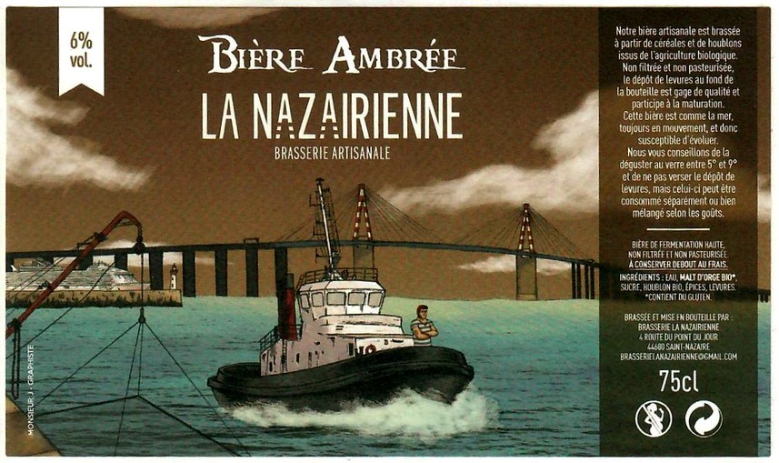 etiquette BRASSERIE LA NAZAIRIENNE 02
