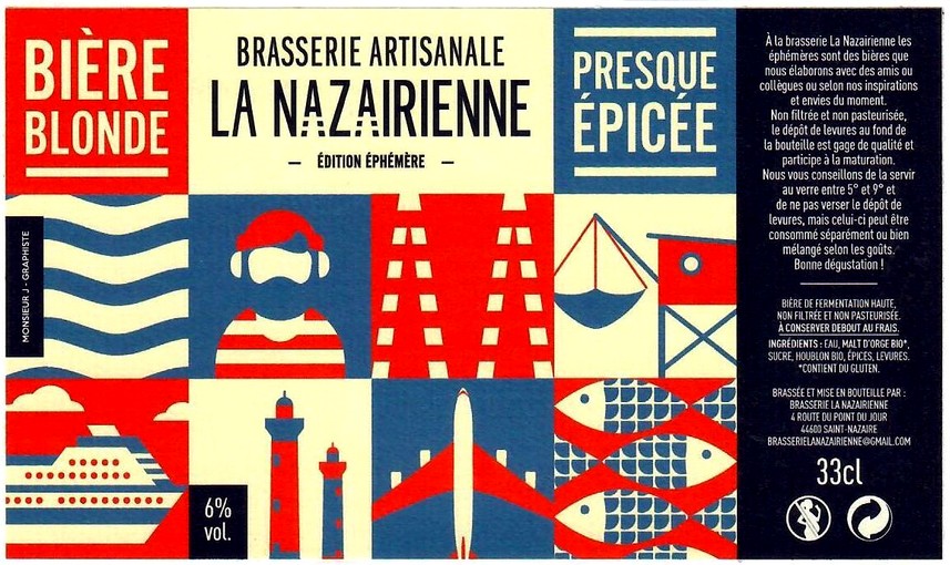 etiquette BRASSERIE LA NAZAIRIENNE 03