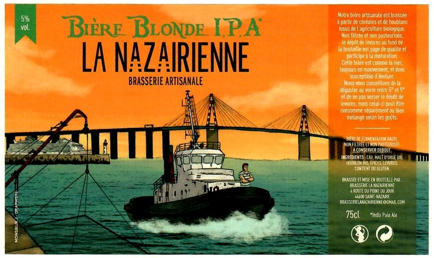 etiquette BRASSERIE LA NAZAIRIENNE 05