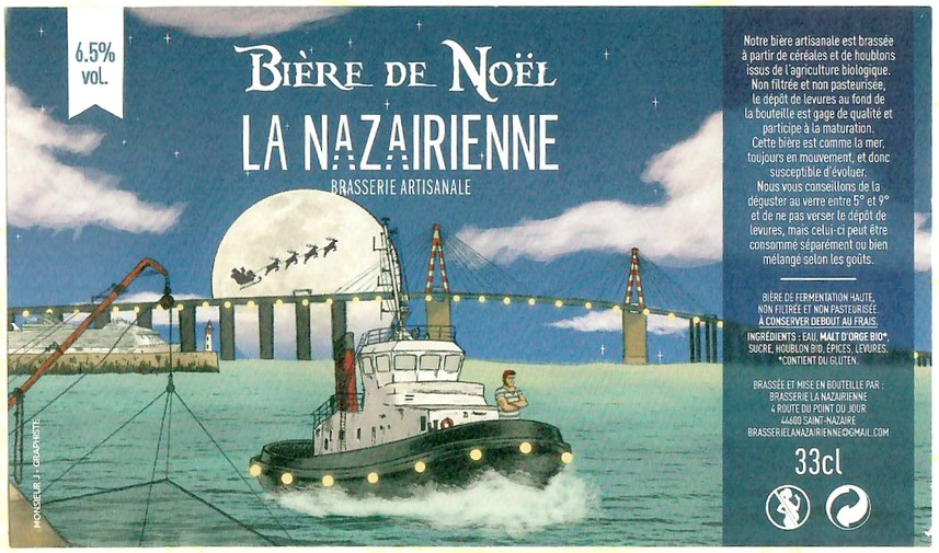 Etiquette BRASSERIE LA NAZAIRIENNE 19