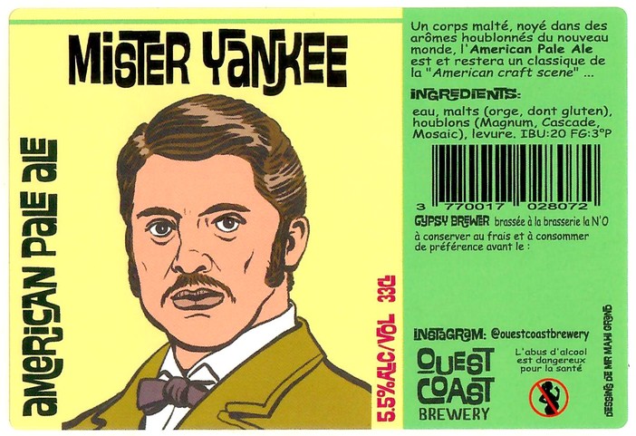 Etiquette BRASSERIE LA NO 08