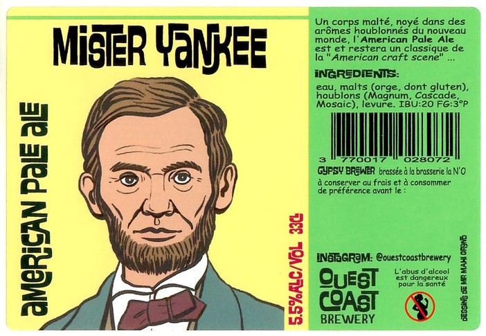 Etiquette BRASSERIE LA NO 09