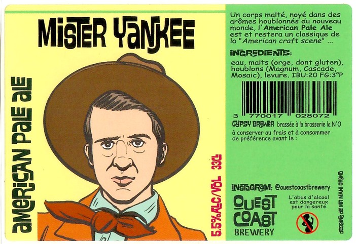 Etiquette BRASSERIE LA NO 10