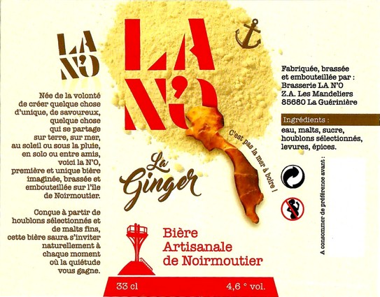 Etiquette BRASSERIE LA NO 17