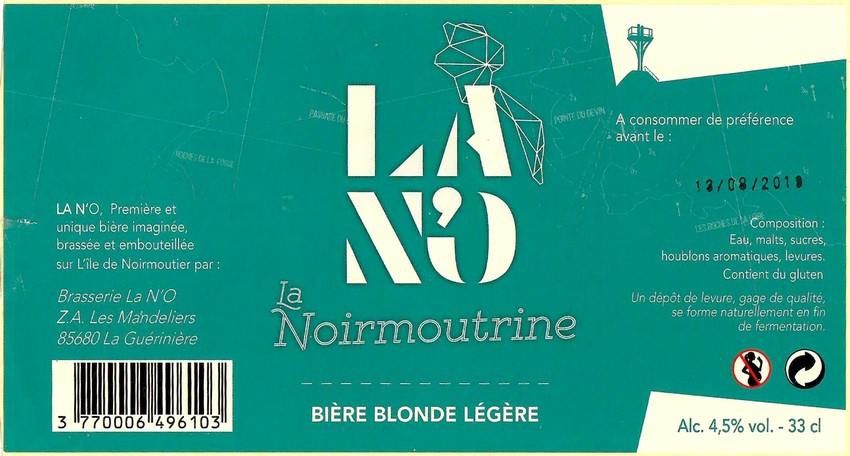 Etiquette BRASSERIE LA NO 23