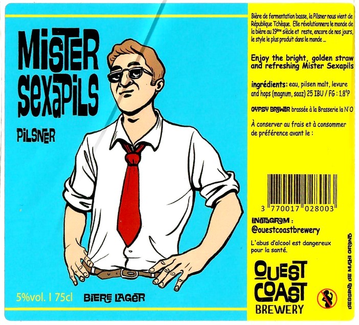 Etiquette BRASSERIE LA NO 33