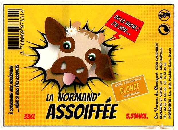 Etiquette BRASSERIE LA NORMAND ASSOIFFEE 03