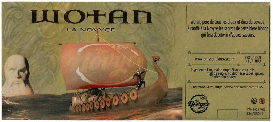 Etiquette BRASSERIE LA NOVYCE 03