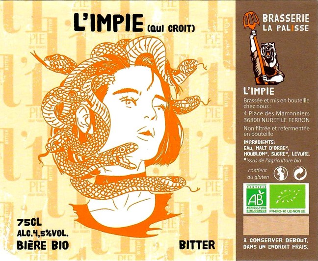 etiquette BRASSERIE LA PALISSE 02