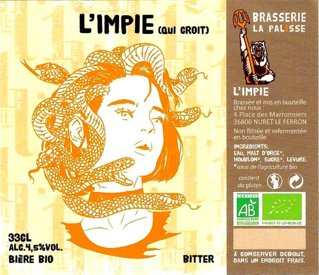 etiquette BRASSERIE LA PALISSE 04