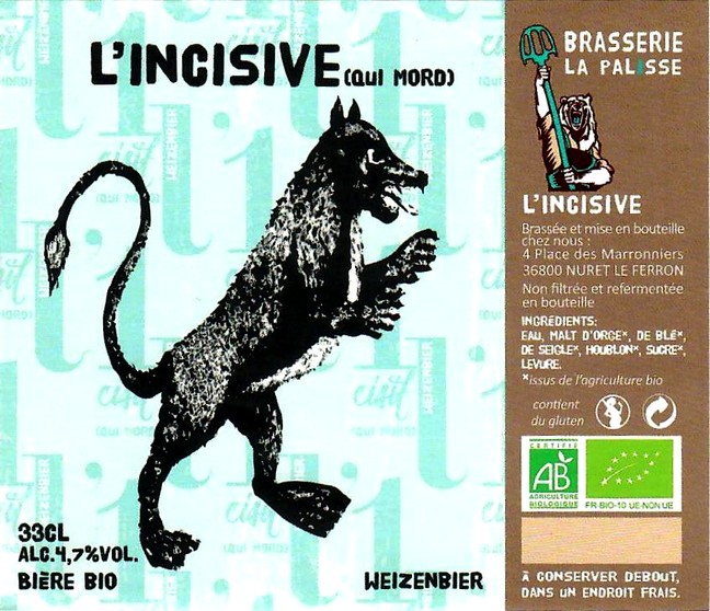 etiquette BRASSERIE LA PALISSE 05