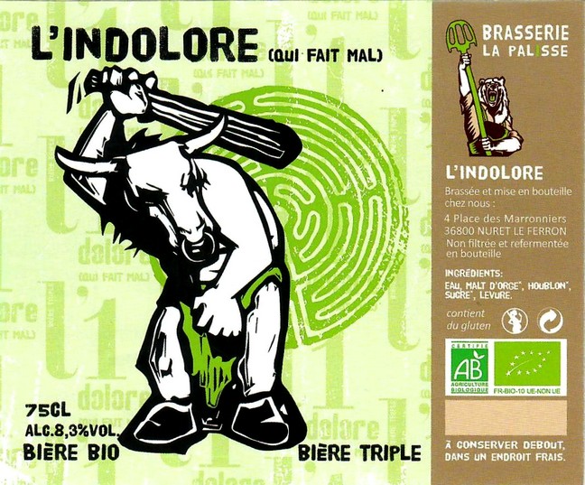 Etiquette BRASSERIE LA PALISSE 11