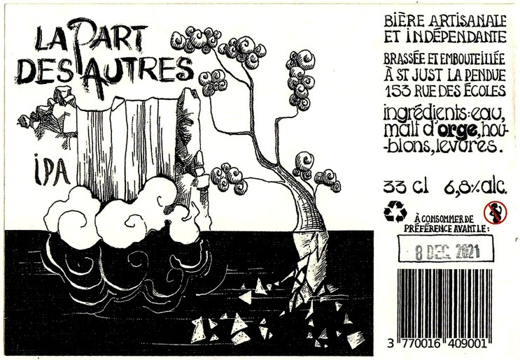 Etiquette BRASSERIE LA PART DES AUTRES 05