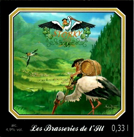 etiquette BRASSERIE LA PASSERELLE 01