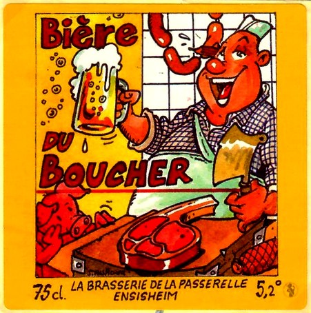 etiquette BRASSERIE LA PASSERELLE 07