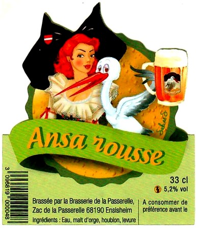 etiquette BRASSERIE LA PASSERELLE 14