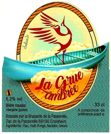 etiquette BRASSERIE LA PASSERELLE 28