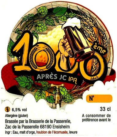 etiquette BRASSERIE LA PASSERELLE 29