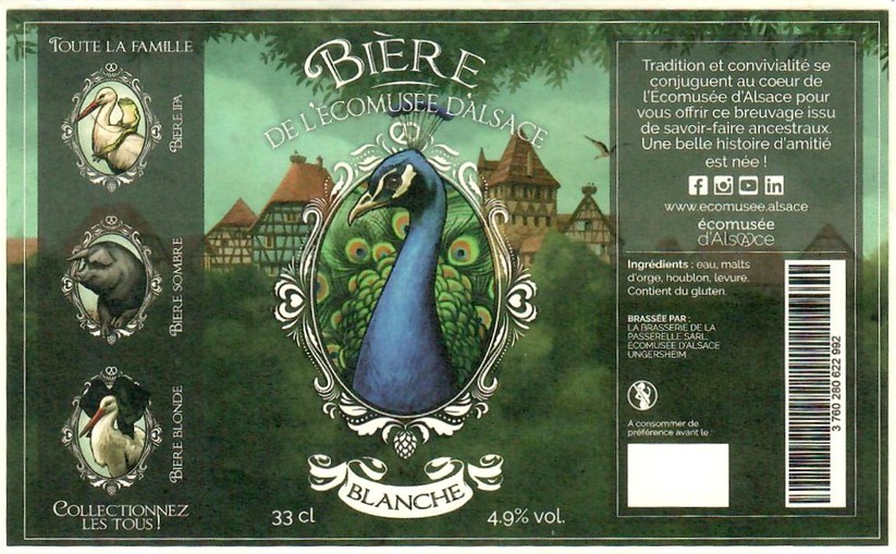 Etiquette BRASSERIE LA PASSERELLE 46