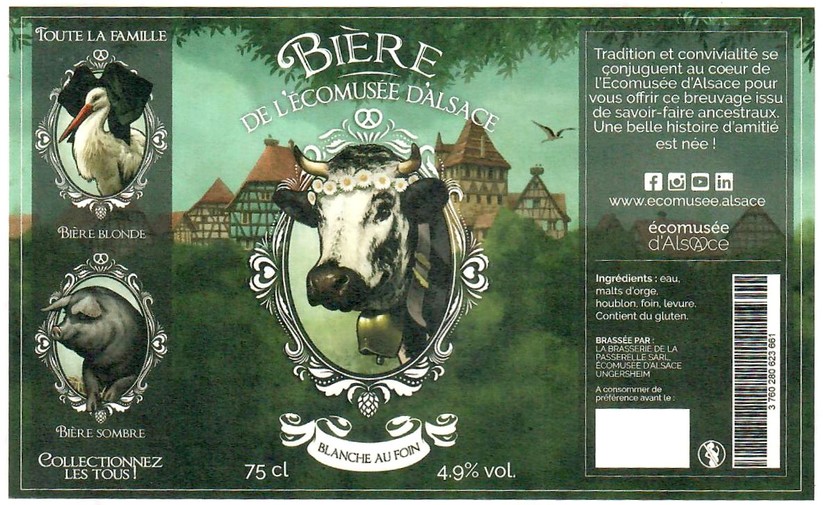 Etiquette BRASSERIE LA PASSERELLE 49