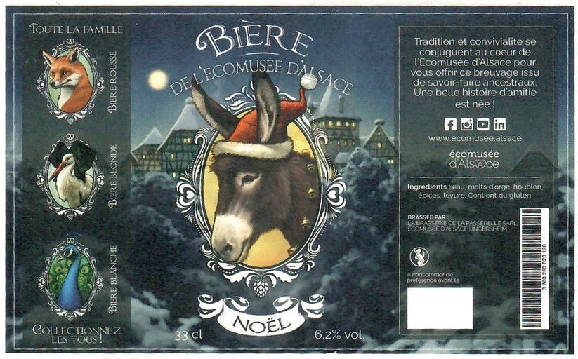 Etiquette BRASSERIE LA PASSERELLE 52