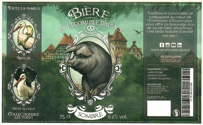 Etiquette BRASSERIE LA PASSERELLE 57