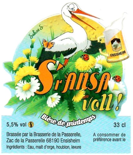 Etiquette BRASSERIE LA PASSERELLE 66