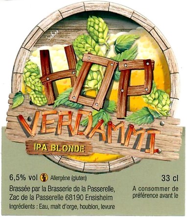 Etiquette BRASSERIE LA PASSERELLE 75